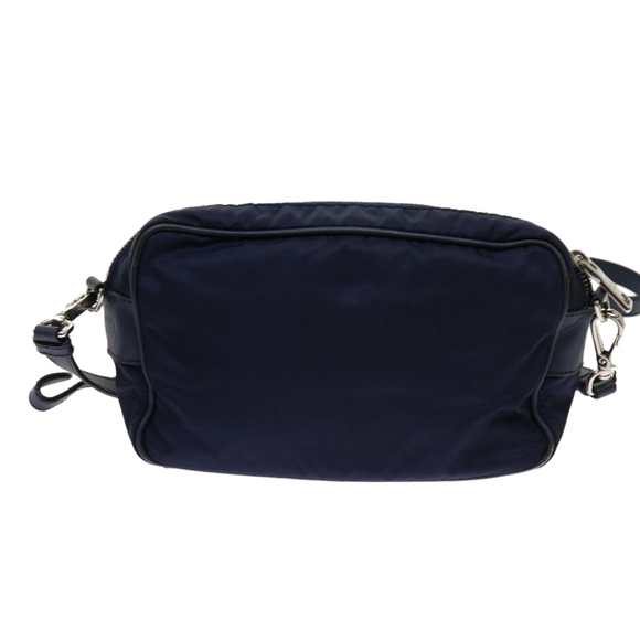 PRADA Shoulder Bag Nylon Navy Auth ac2599 - Picture 2 of 16